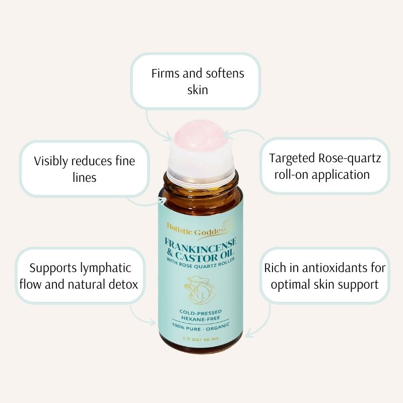Organic Castor Oil Roll-on With Frankincense