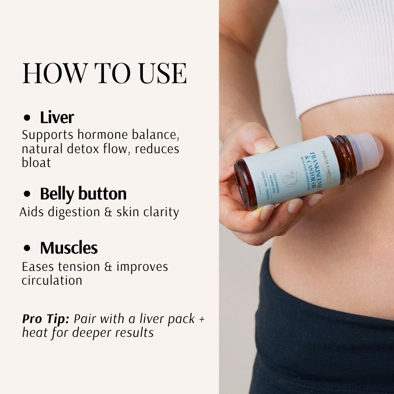 Organic Castor Oil Roll-on With Frankincense