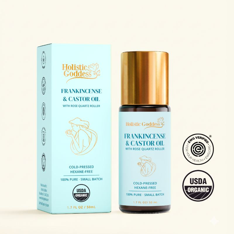 Organic Castor Oil Roll-on With Frankincense