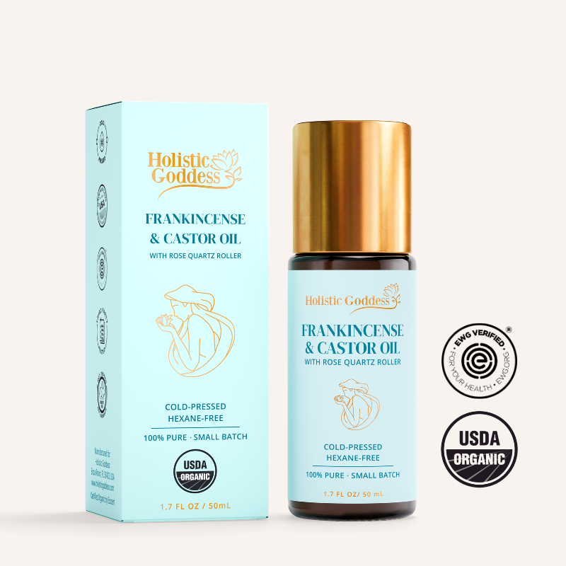 Organic Castor Oil Roll-on With Frankincense
