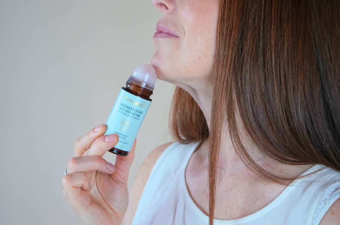 Castor Oil + Frankincense For Natural Jawline Definition