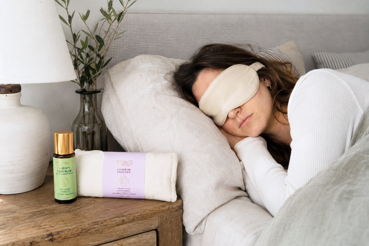 Why You Can't Sleep When It's Hot & The Castor Oil Pre-Sleep Ritual To Help
