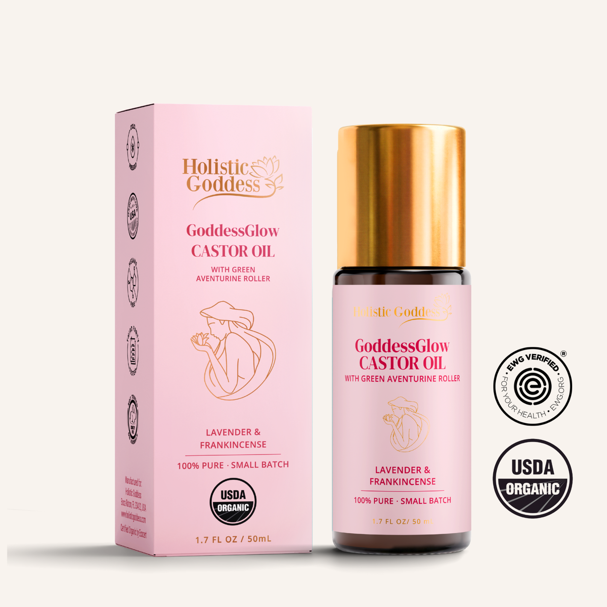 Organic GoddessGlow Castor Oil Roll-on