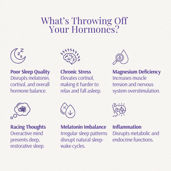List of factors affecting hormones that may be causing you to lose sleep
