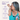 Woman holding a Lavender & Castor Oil Roll-on  with text about its benefits on a light background