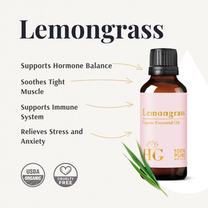 Organic Lemongrass Essential Oil