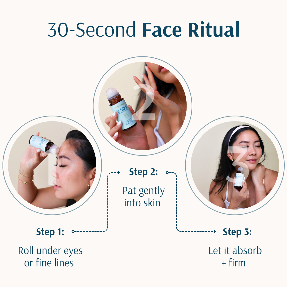 30-Second Face Ritual with step-by-step instructions