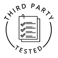 Logo with 'Third Party Tested' text 