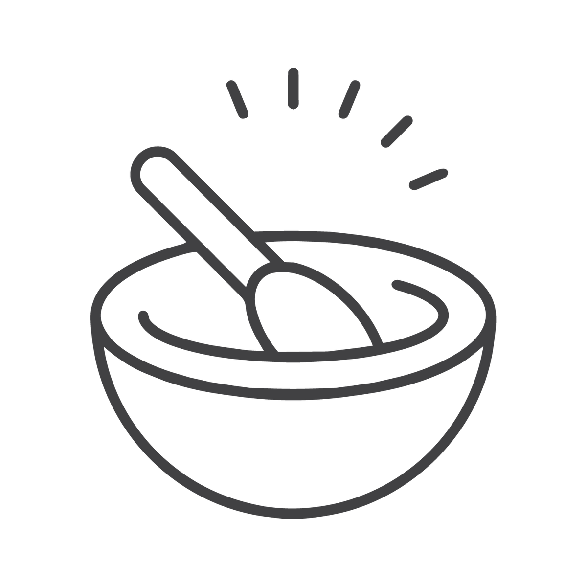 Minimal Holistic Goddess wellness icon representing a castor oil ritual