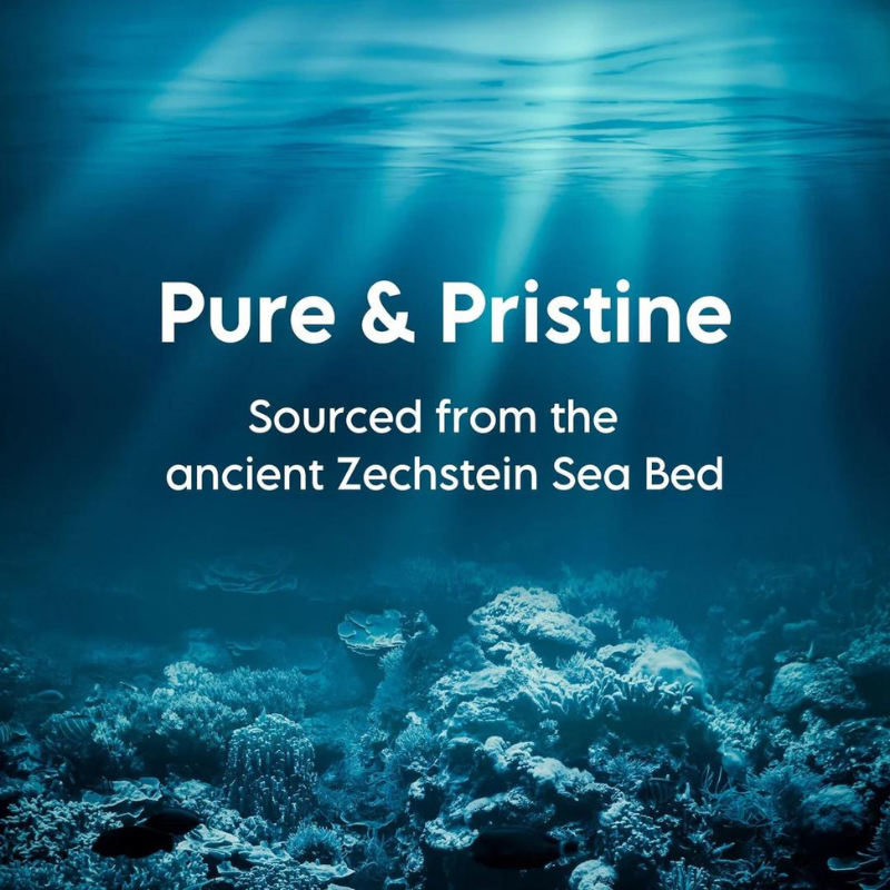 Deep Sea Minerals by LA SALT CO – underwater seabed graphic, pure and pristine sourced from zechstein sea bed