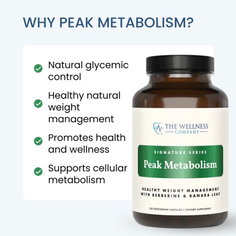Peak Metabolism – Why Peak Metabolism benefit checklist (natural glycemic control, healthy weight management, promotes hea...